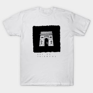 Arc de Triomphe in ink T-Shirt